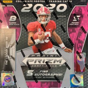 2020 Panini Prizm Collegiate Draft Picks Football Hobby Box