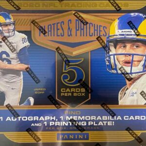 2020 Panini Plates & Patches Football Hobby Box