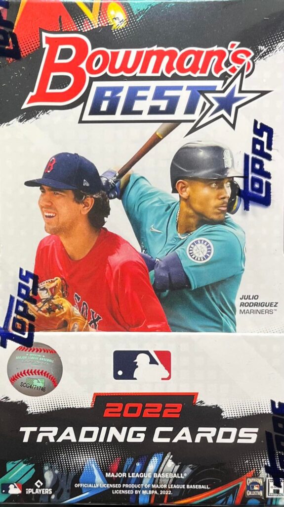 2022 Bowman’s Best Baseball Hobby Box The Locker Room 78