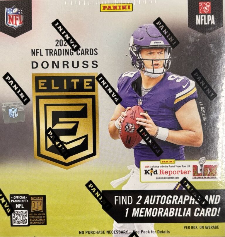 2024 Panini Donruss Elite Football Hobby Box The Locker Room 78