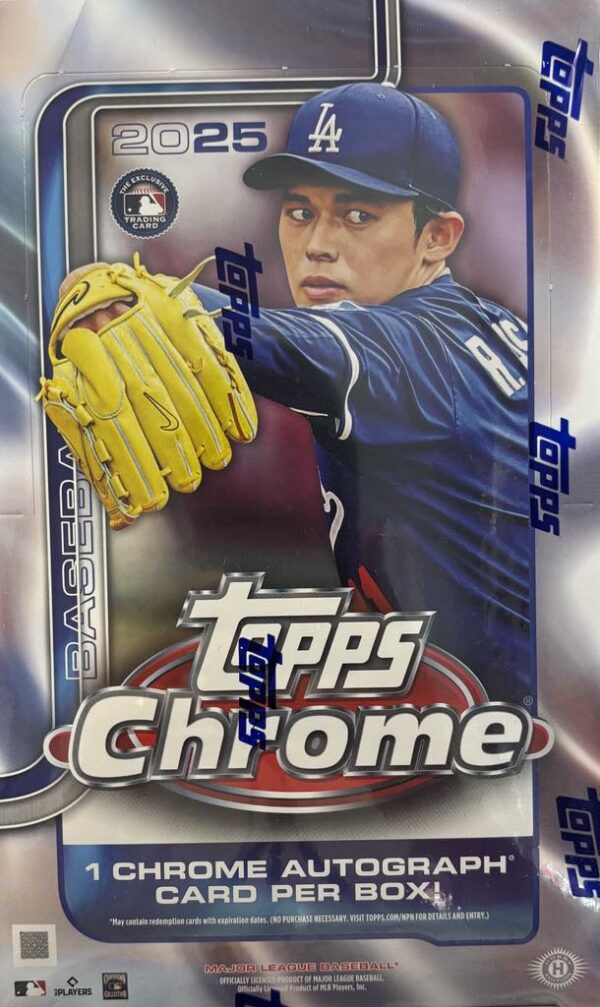 2025 Topps Chrome Baseball Hobby Box