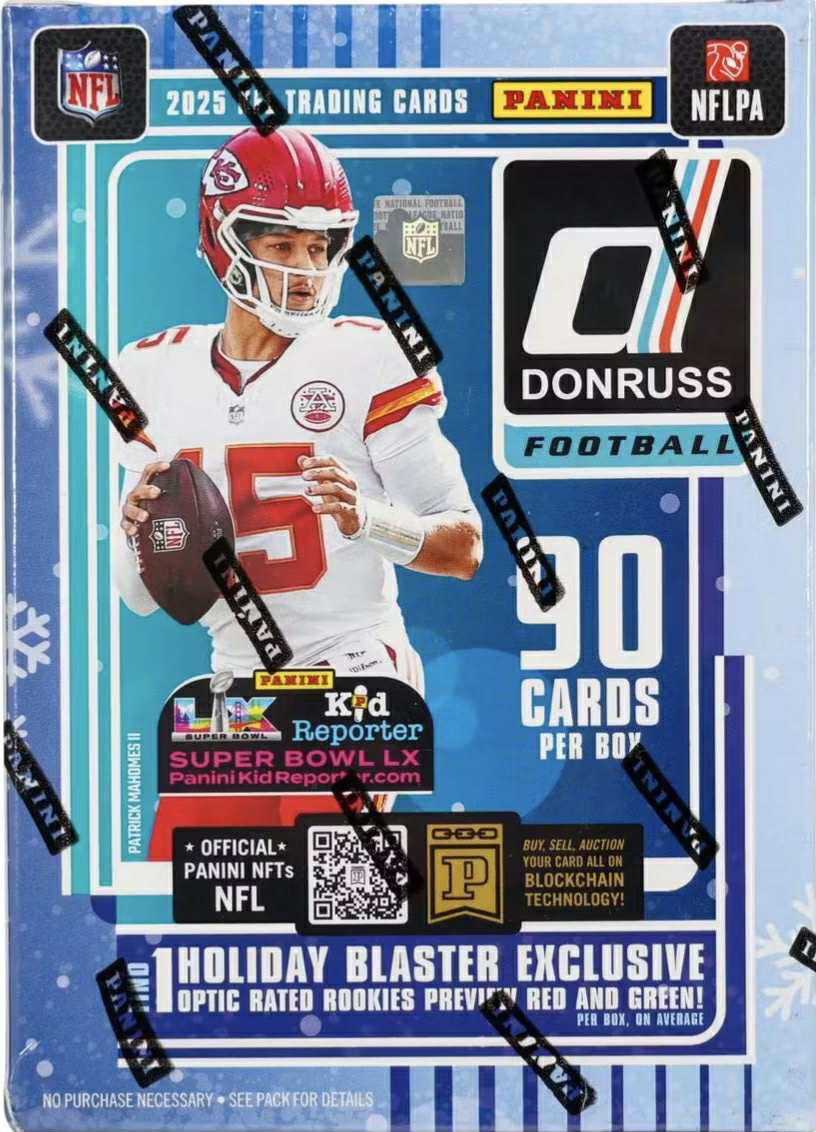2025 Panini Donruss Football Holiday Blaster Box