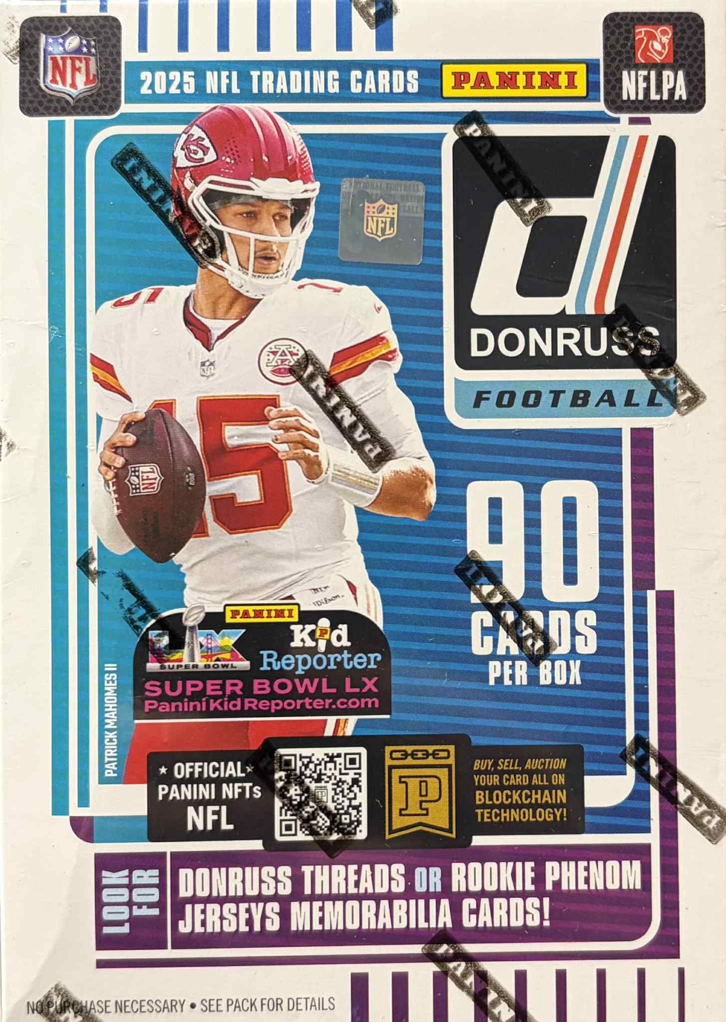 2025 Panini NFL Donruss Football Blaster Box