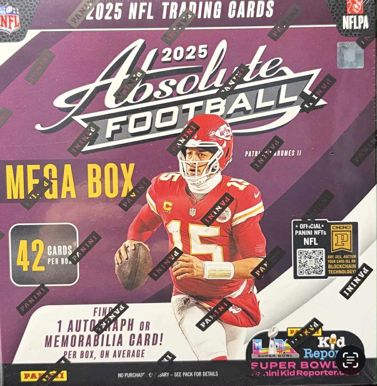 2025 Panini Mosaic Football Hobby Mega Box - NFL Trading Cards Factory Sealed