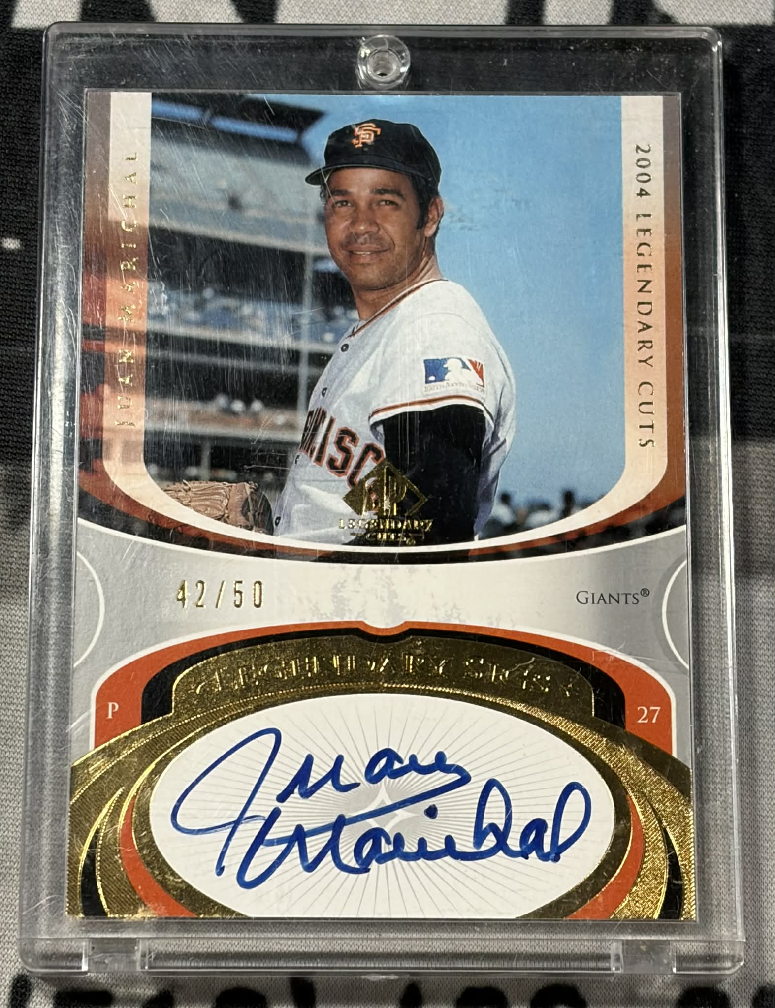 2004 Upper Deck Legendary Cuts Juan Marichal Autograph