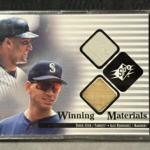 2000 Upper Deck Winning Materials Jeter/Rodriguez