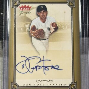 2004 Fleer Greats Joe Pepitone Auto