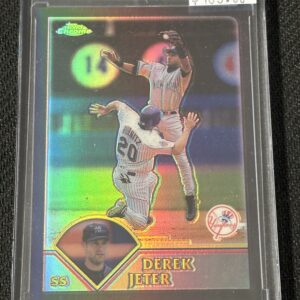 2003 TOPPS CHROME BLACK REFRACTOR DEREK JETER